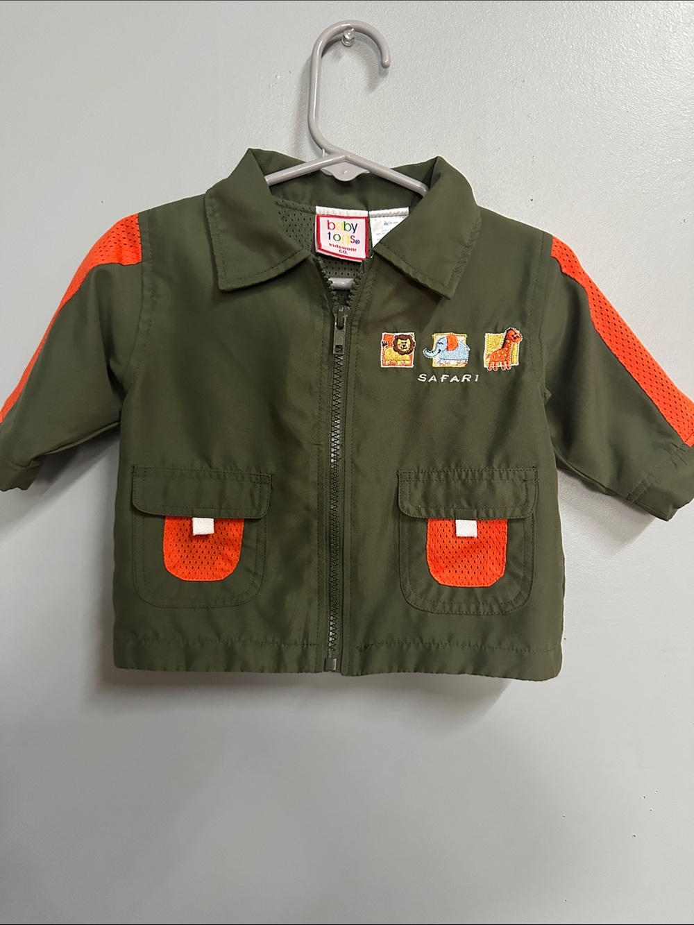 baby togs Safari Olive & Orange Kids' Raincoat